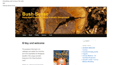 Desktop Screenshot of bush-sense.com