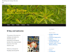 Tablet Screenshot of bush-sense.com